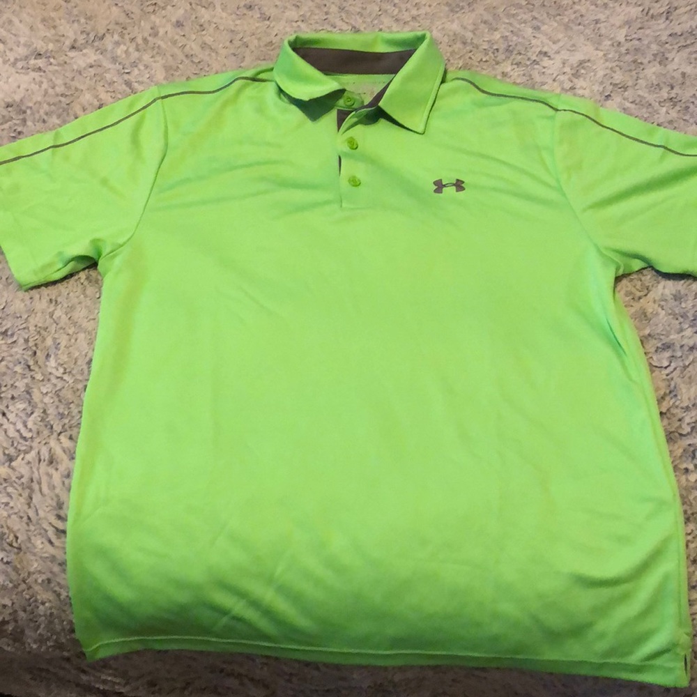 Under Armour HeatGear Shirt Light Green Size L